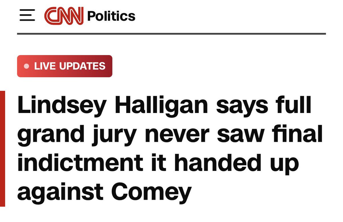 Yes this is totally incompetent but the real story here is the sheer lawlessness of Lindsay Halligan. Imagine being a lawyer and having such little regard for the rule of law that you would fake a grand jury indictment and lie about it.

Halligan should not only be disbarred, she