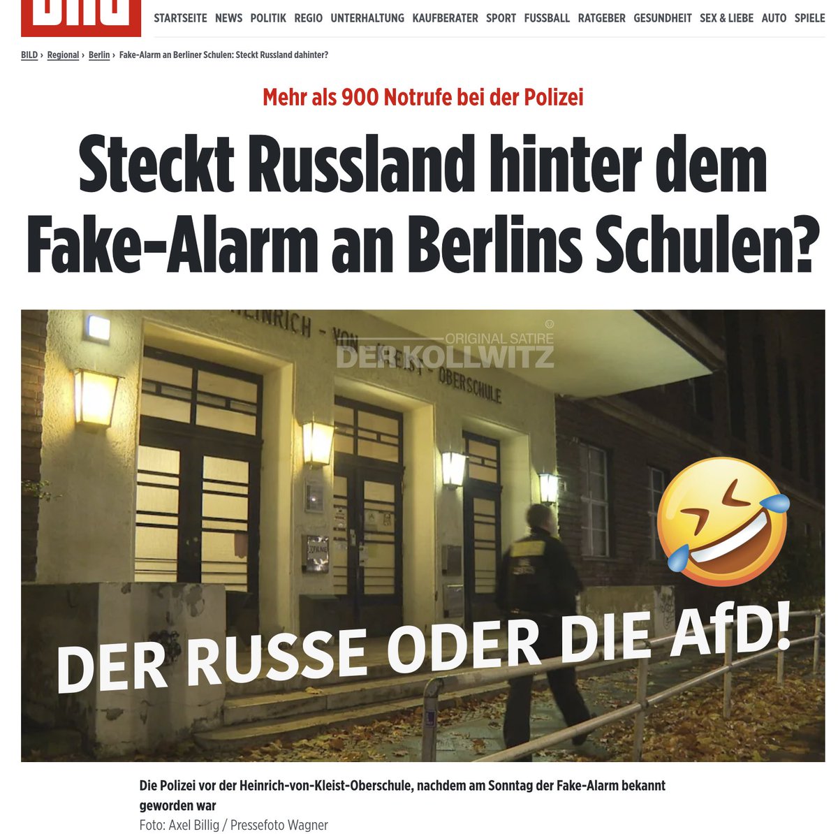 PUTIN MACHT WIEDER TELEFONSTREICHE!!!!!🦄🏳️‍🌈🌈🥳😂😎Angst und Sorge bei Hunderten Berliner Eltern! Angeblich sollten muslimische Terroristen Anschläge auf Schulen geplant haben. Schnell war klar: ein übler Fake! Aber wer steckt dahinter? Die Spur könnte nach Russland führen.