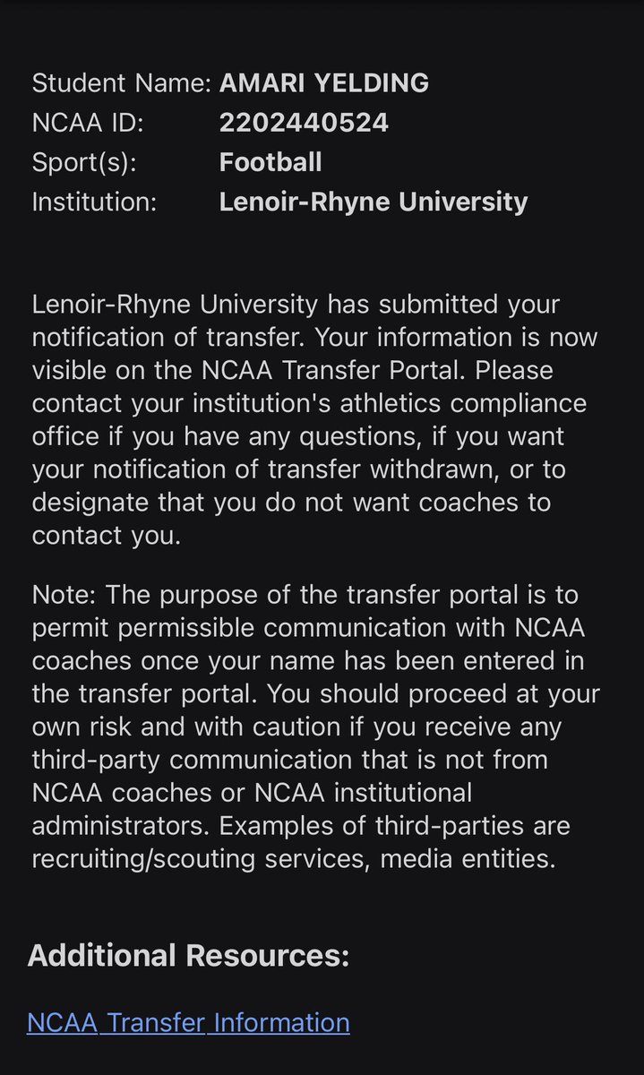 Amari Yelding tweet media