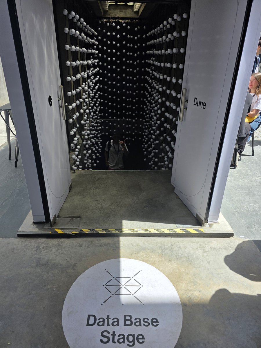 Flowers due. 

<a href="/Dune/">Dune</a> ran a masterclass in brand execution. 

Thr icons, the pipeline map, the stages and halls...

Everything at Dunecon was a narrative device that pulled you deeper into their product. 

Data is an easy world you can walk through and dune is your guide.