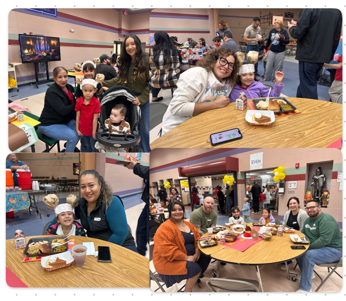 Mraya112's tweet photo. 🦃✨ ¡Hoy celebramos un hermoso almuerzo del Día de Acción de Gracias en kinder con la presencia de nuestros padres! Los peques compartieron, rieron y disfrutaron este momento especial en familia. 🍽️💛 #DíaDeAcciónDeGracias #Kinder #ComunidadEscolar @RELWashingtonES https://t.co/jD2ymOglJM
