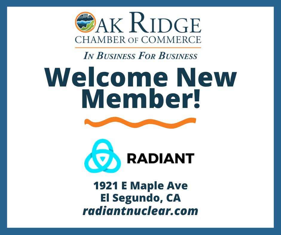 Oak Ridge Chamber tweet media