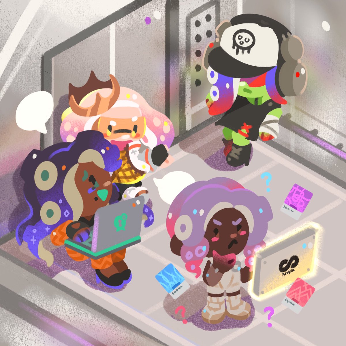 Up the spire! What floor are we choosing next? 🐙🛗✨

#splatoon
