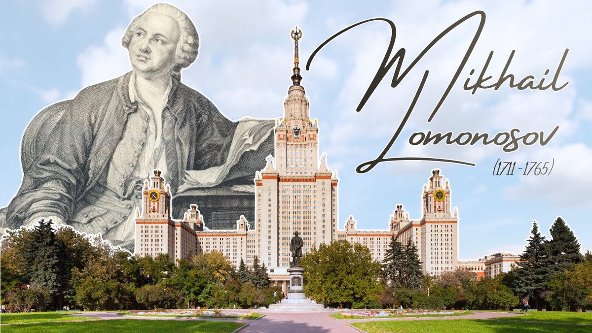 Russia's tweet image. 🎓 #OTD in 1711, Mikhail #Lomonosov was born – Russia’s great polymath, poet &amp;amp; Jack of all Trades.

A scientific pioneer, he founded the Moscow State University (now bearing his name) in 1755.

💬 &quot;I value one experiment higher than a thousand opinions born of the imagination&quot;.