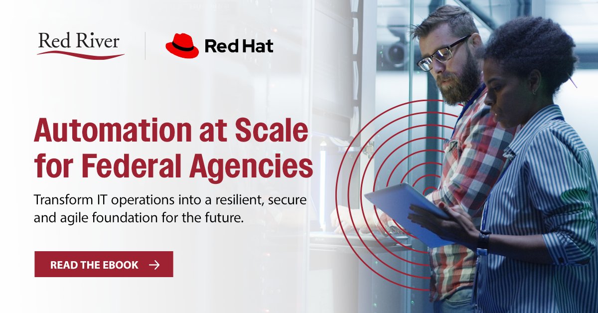 ThinkRed's tweet image. Manual processes can slow agencies down. Automation helps strengthen cybersecurity, modernize IT and free teams to focus on the mission.

Download our ebook to see how: hubs.ly/Q03V2cY80

#FederalIT #Automation #Navigate