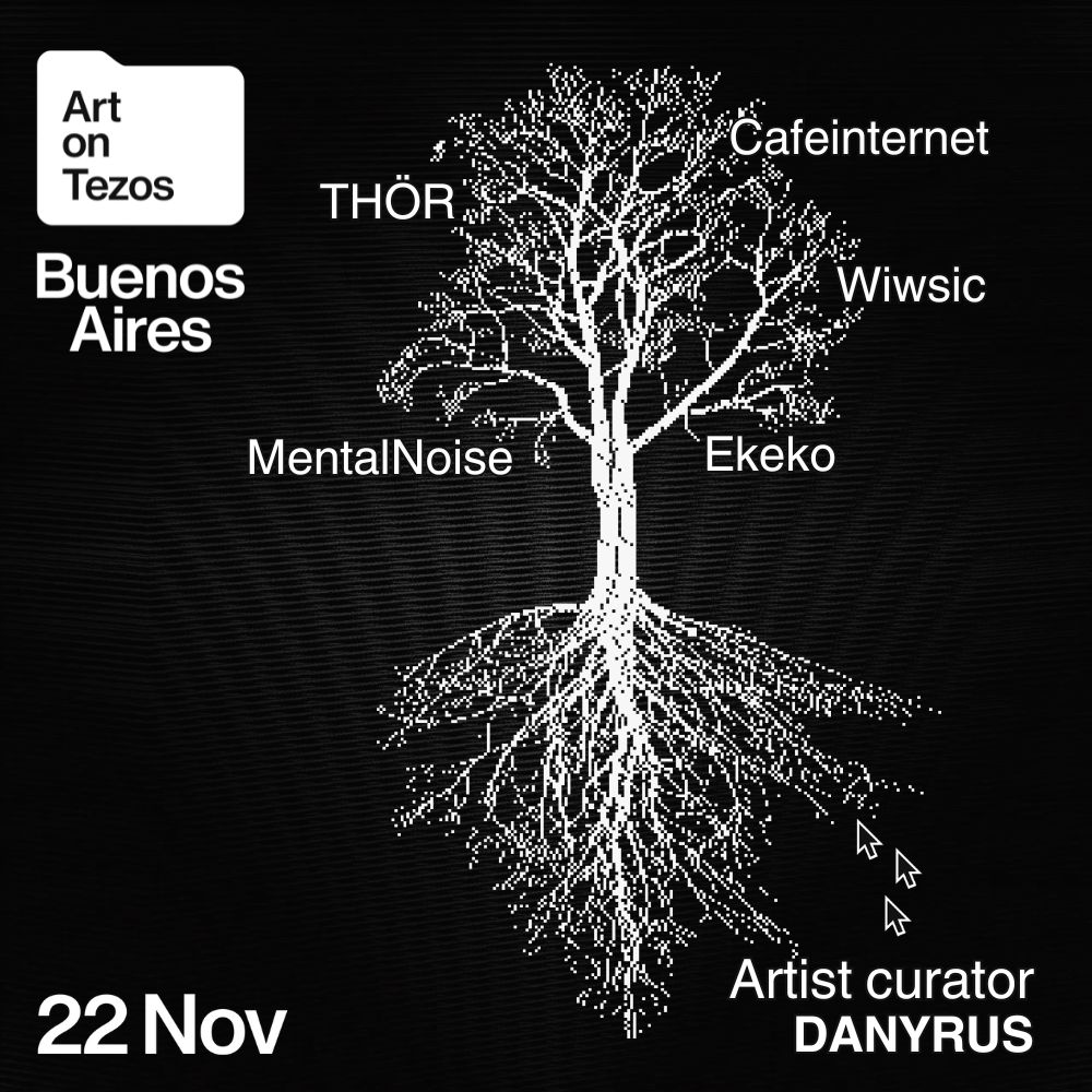 'Is this a wonder simulation?' curation for the <a href="/artontezos_/">Art on Tezos</a> Buenos Aires hosted by <a href="/NewtroArts/">Newtro</a> on November 22 at the <a href="/EFDevcon/">Devconnect ARG - the first Ethereum World’s Fair</a> 2025 🤖

Artworks by <a href="/ekeko_mtdc/">ᵉᵏᵉᵏᵒ</a> <a href="/vjthor/">THÖR</a> <a href="/mentalnoise_e/">mentalnoise_e</a> <a href="/wiwsic/">WiW</a> n' <a href="/cafeinternet_/">cafeinterneth</a> 

Listed ↓