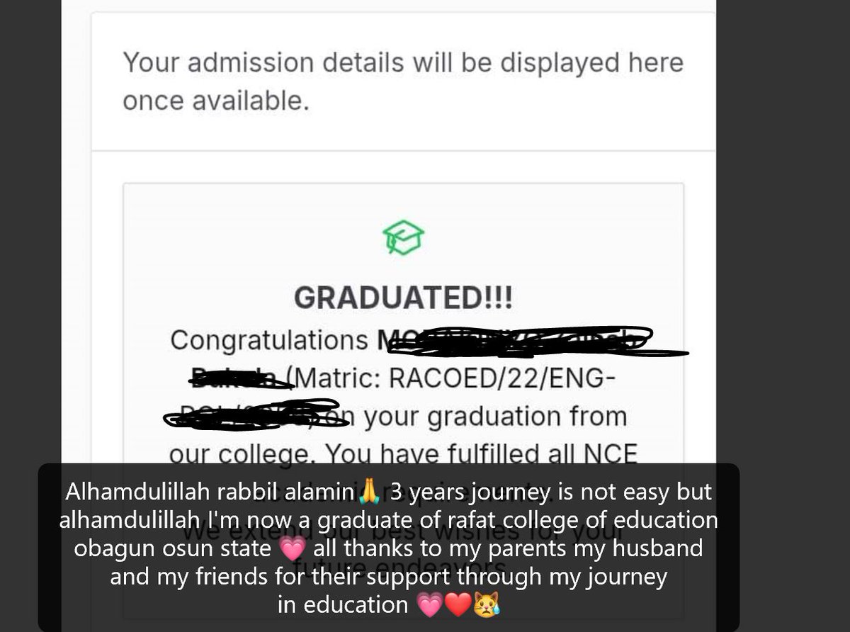 MikailHamzat's tweet image. I&apos;m so happy that i added this feature to our school portal. Students seems to like it. I copied it from Unilorin portal 🫢