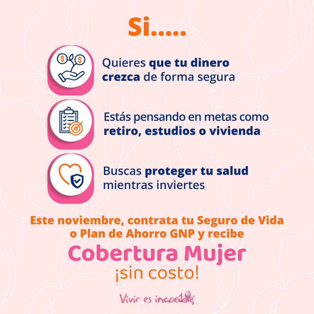 MadduxSeguros's tweet image. "Toma las riendas de tu futuro financiero: asegura tu inversión y protege tu salud con Cobertura Mujer ¡sin costo!"