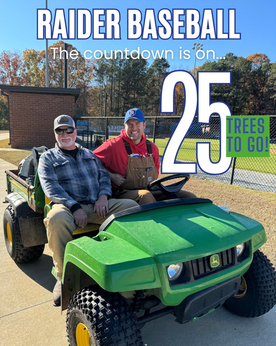 RICSAthletics's tweet image. ✅Almost 300 trees ordered...only 25 left to sell! We&apos;re in scoring position, help us make it home this week!

🌲Fraser Firs fresh off the truck from North Carolina

🔗Head to riverwoodbaseballfundraiser.com 

📢 Please share and help make this fundraiser a success!