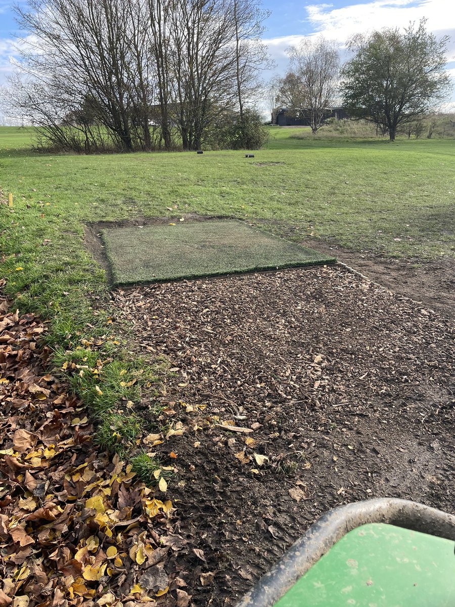 Update on 4th tee from last week now in play