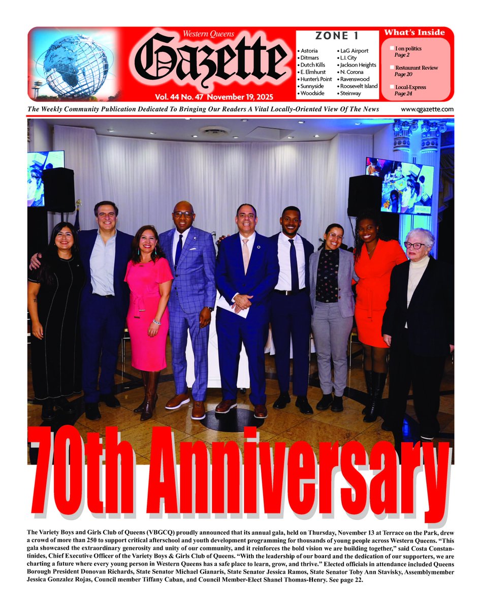 This week's issue is now posted at:
qgazette.com