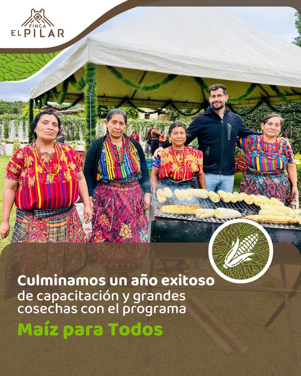 🌽 Desde Finca El Pilar, nos llena de satisfacción el cierre del programa "Maíz para Todos". 💛 

#ElAgroDelFuturo #CulturaProgreso #Progresoentodoloquehacemos