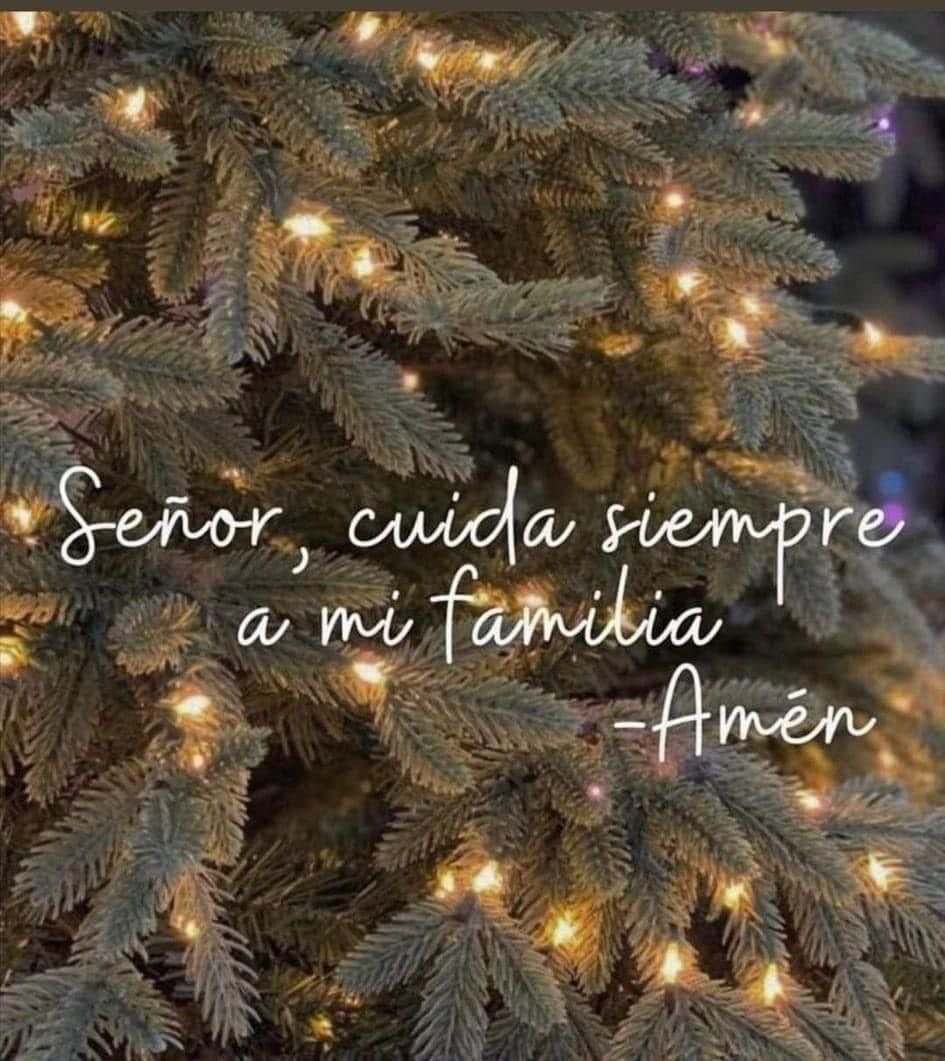 Señor, cuida siempre a mi familia. Amen