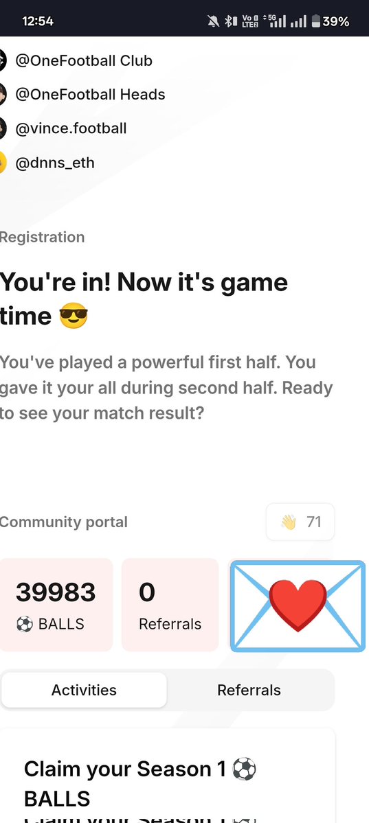 vamsikr05023584's tweet image. My journey #OFC start june
 23 rd 2024

514 days reache 🔥
And still continue 😘

Tge 🔥 🥵 coming 🥳

@_viN040 
 @dnns_eth 
@ofc_the_club 
@OneFootball 
@chokmahxbt

$OFC