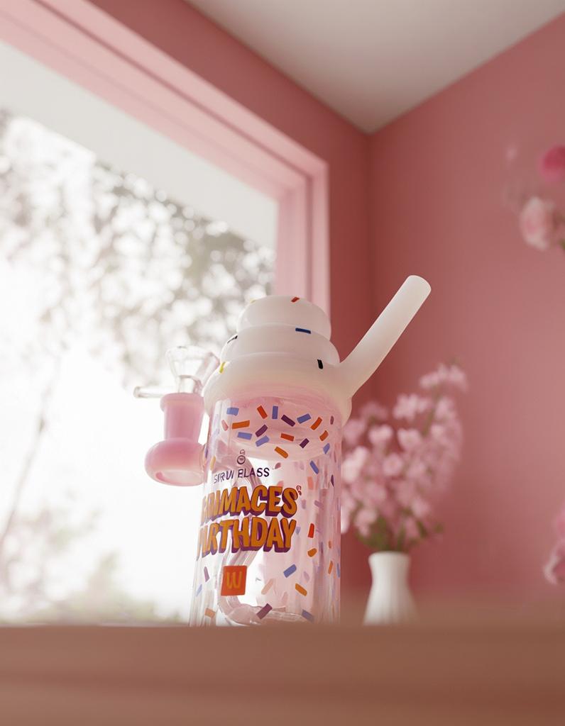 SmokeDayAllDay's tweet image. This isn’t just a bong…
It’s a whole dessert aesthetic 😭🍦💓

Sprinkles, pastels, and the cutest swirl-top look ever.

#Smokeday #GlassDesign #bonglife #420vibes #glassart #stonervibes #homedecor