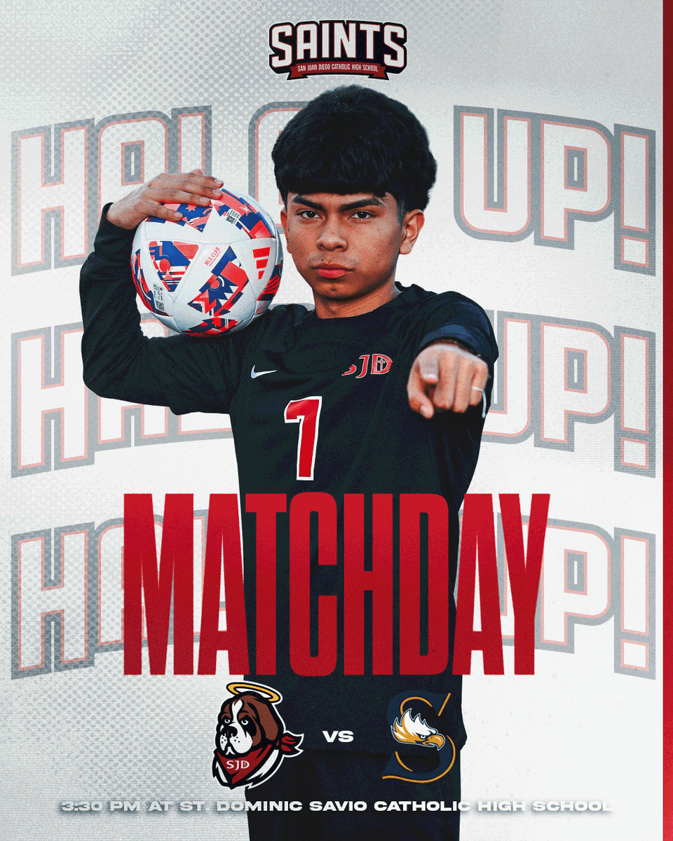 The Saints (0-2) are back on the pitch, ready to face the St. Dominic Savio Eagles in an afternoon friendly! ⚽️🔥

¡Vamos, Saints! ⚽️💪😇
#HalosUp #SaintStrong #SaintsSoccer #SaintsAthletics