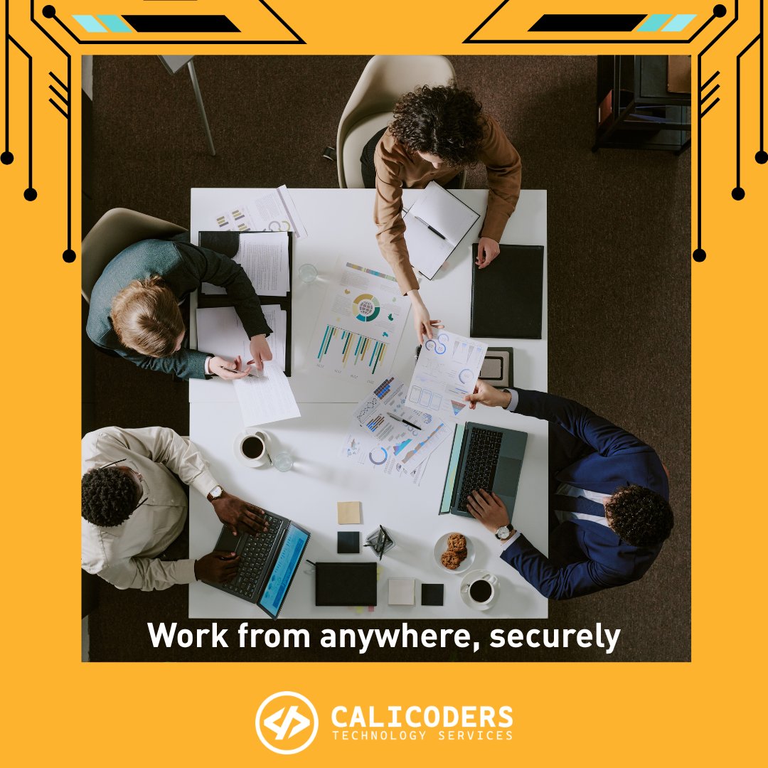 CaliCoders's tweet image. Remote is now the new normal — is your business built for it? At CaliCoders we help you enable remote business operations with cloud-based solutions, so your team can work from anywhere, securely. 

#RemoteWork #CloudSolutions #WorkFromAnywhere #BusinessContinuity #CaliCoders