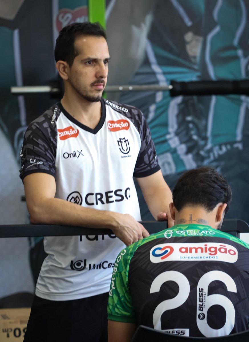maringafc's tweet image. Vamos ao trabalho!

O elenco maringaense realizou nesta quarta-feira, 19, avaliações físicas e biomecânicas em nosso Núcleo de Saúde e Performance, visando avaliar a força dos atletas! 

Vamos pra cima, Maringá! 🖤🤍💚

📸 Wendel Gomes/MFC

#maringafc #maringa #mfc #futebol…