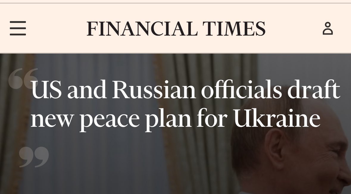 Seriously? Witkoff and Dmitriev in Miami drafting Russia’s demands for Ukraine calling it a “peace plan”? It’s beyond pathetic.