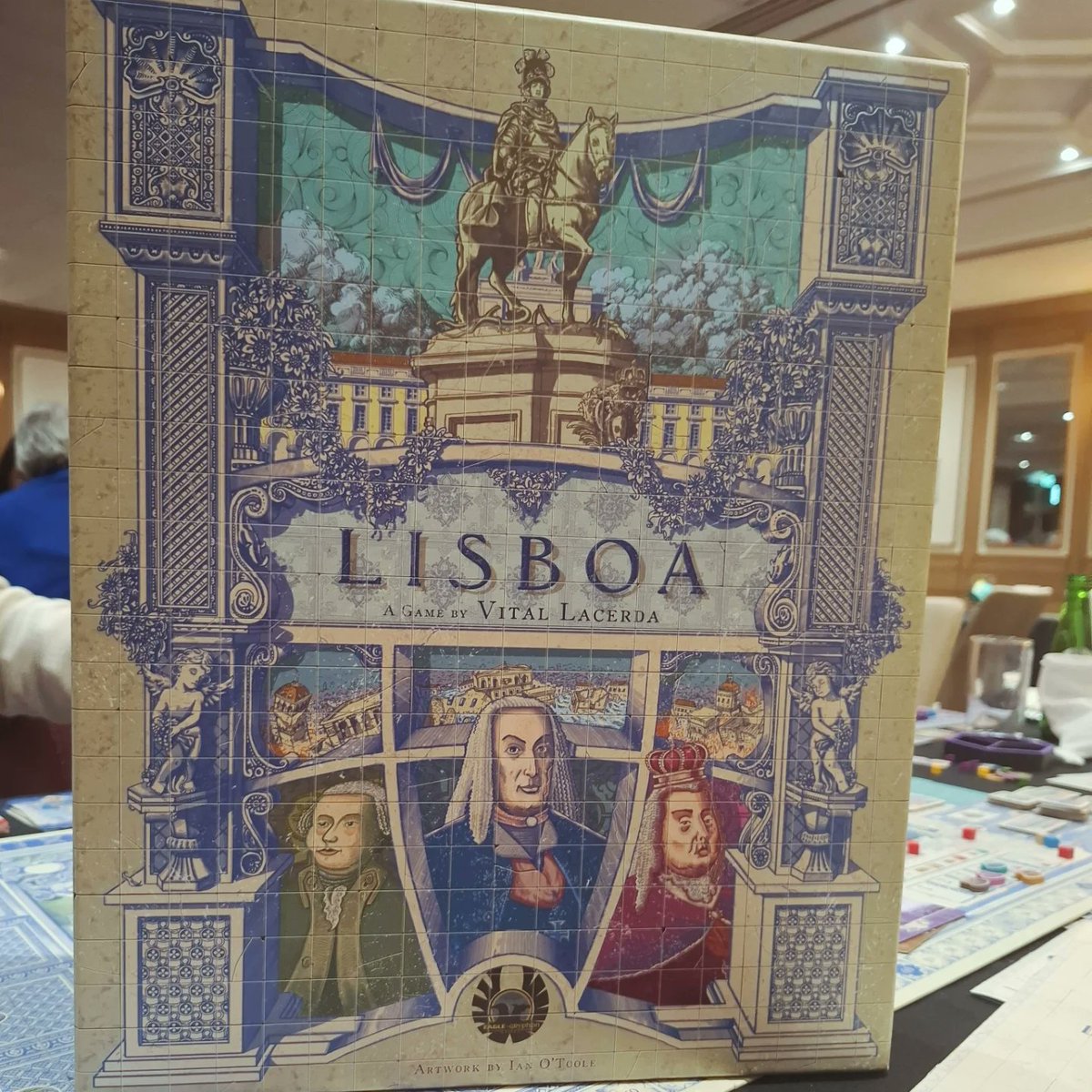 BoardOverlord's tweet image. Lisboa is a game about just playing a card on your turn, simple really? #boardgames #boardgamegeek