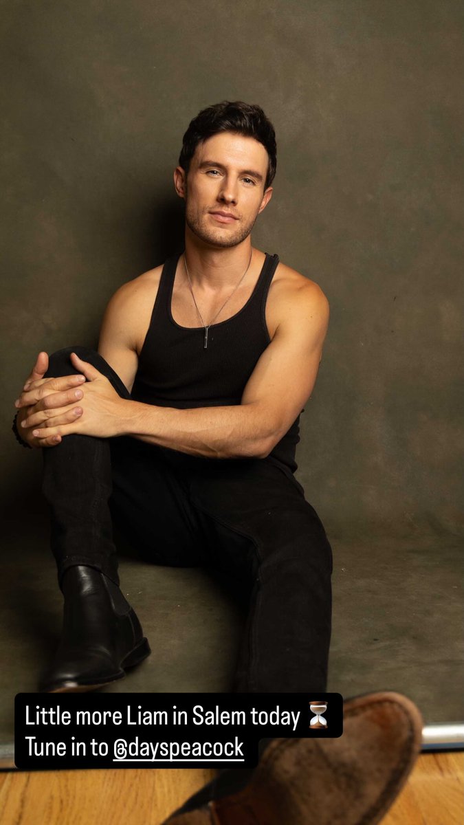 BTS 📸 | Hank Northrop via instagram stories 

— Little more Liam in Salem today ⏳Tune in to <a href="/DaysPeacock/">Days of our Lives</a> 

#days #dool #daysofourlives