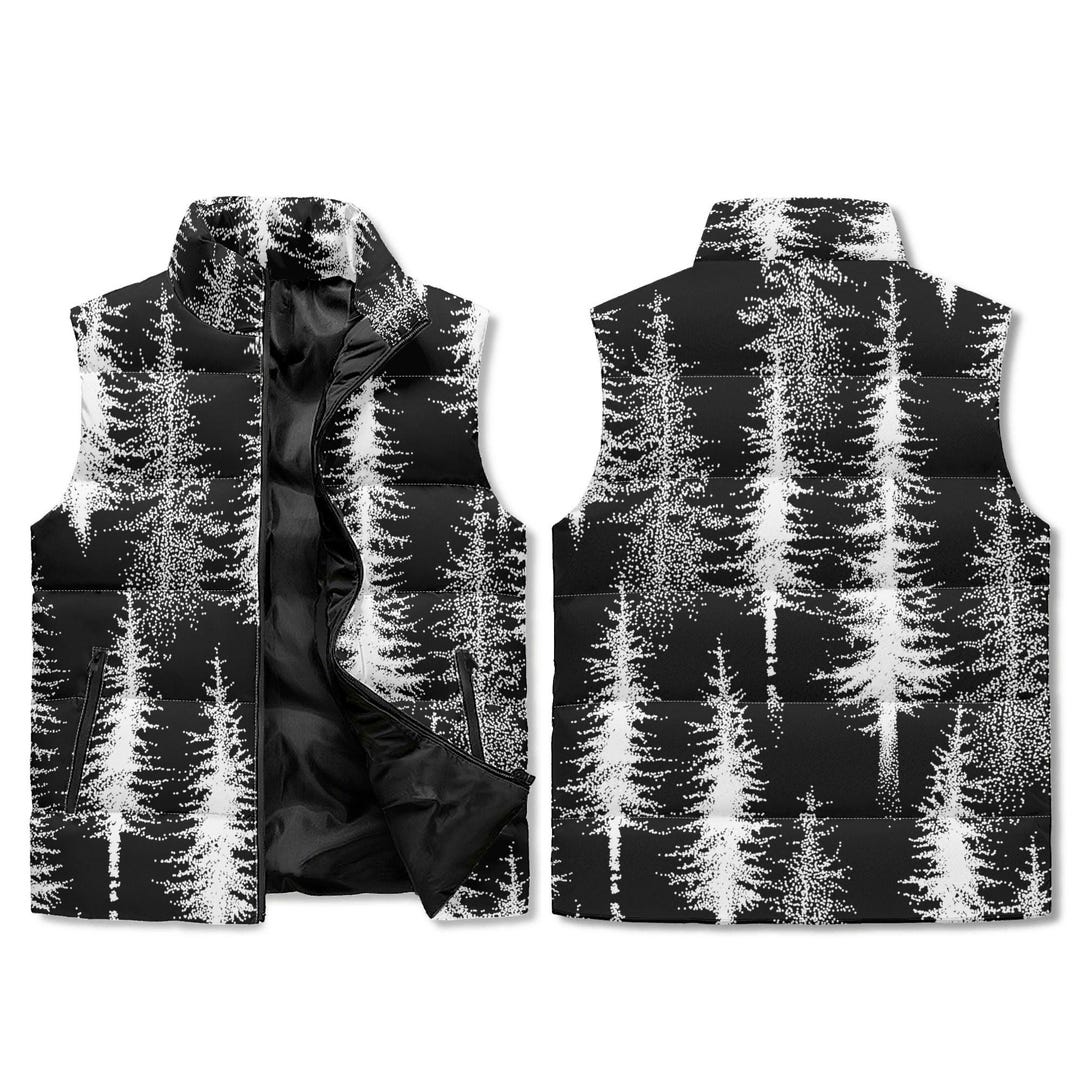 customitize's tweet image. Custom Color Pine Forest Vest – Black White AOP Zip Puffer – Unisex Winter Outerwear by CustomitizeMe: 99.95 USD

🔥 Design Highlights

• Dramatic pine-forest silhouette printed front… dlvr.it/TPMCgs #CustomOuterwear #WinterFashion #UnisexStyle #PufferJacket #EtsyFinds