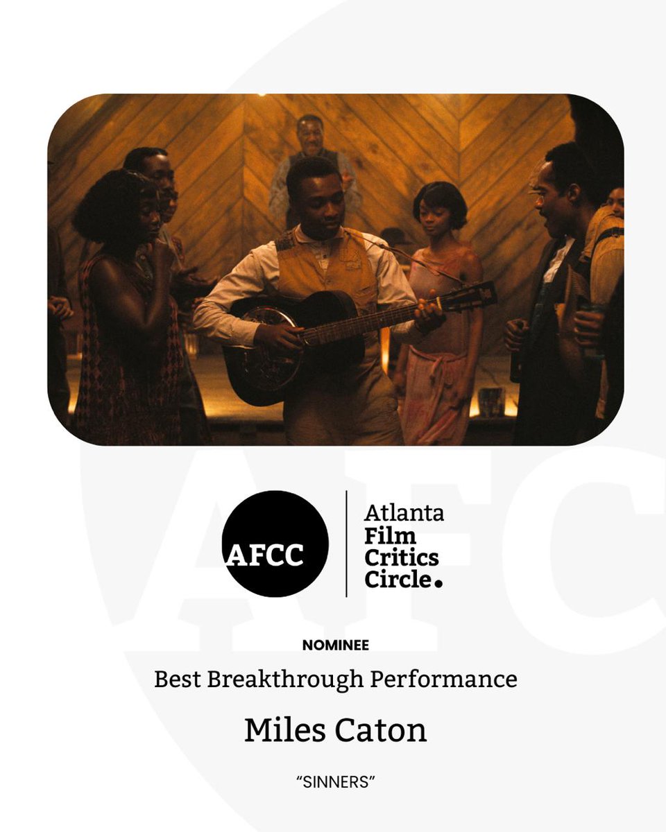 The 2025 Atlanta Film Critics Circle Awards will be announced on Wednesday, December 3, 2025. #AFCC #ForTheLoveOfMovies #AFCCAwards <a href="/warnerbros/">Warner Bros.</a>  #SinnersMovie