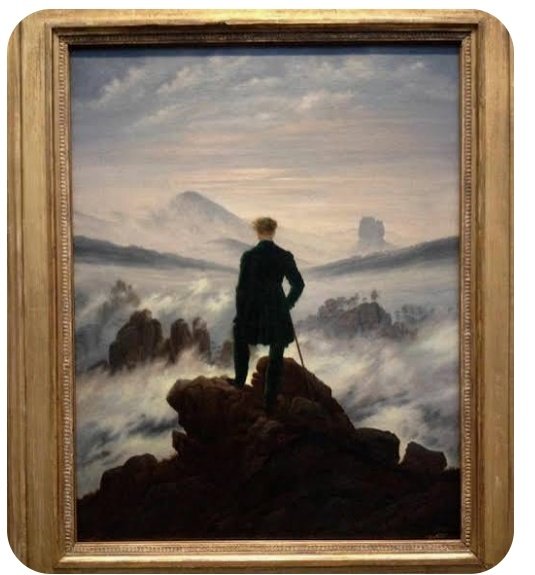 La mia colpa voler cercare popoli
Che sanno ridere e piangere
Che hanno pudore delle parole

Ma adesso sono di nuovo qui
Ti inebrierò di storie
Con quelle parole ti plasmerò
E sarai come me viandante
Un cercatore d'oro
Un cacciatore di balene

#LEticaDelViandante

C. Friedrich