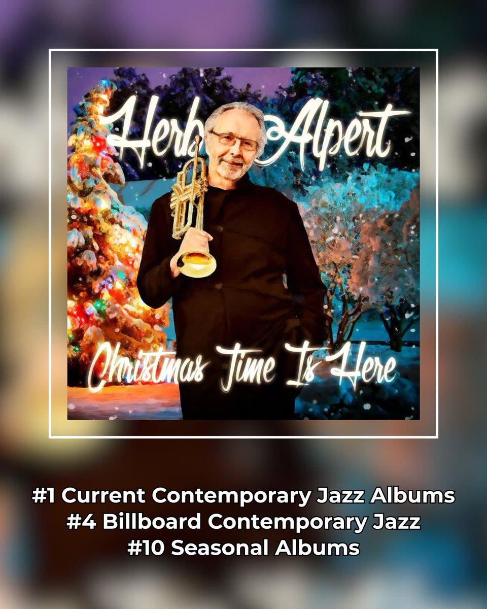 Congrats to Herb on another #1 Contemporary Jazz Album debut!
found.ee/HerbAlpertChri…