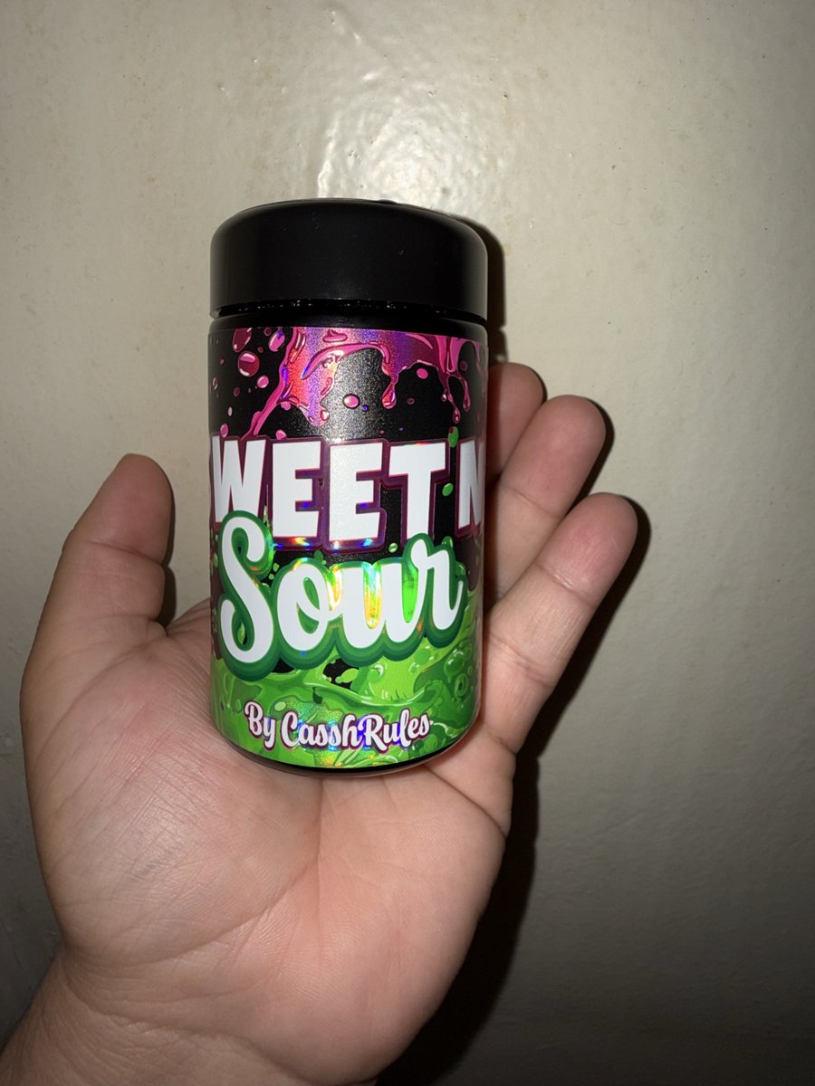Had to cop another Jar from <a href="/Casshrules/">Cassh</a>  This Sweet n sour smoke clean asf , Terp hitting 🔥🗣️🗣️