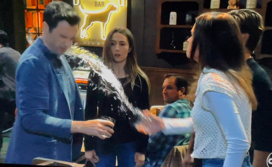 STEELK1969's tweet image. After hurling accusations against him about his Berkeley lab research &amp;amp; his current PC research, EMMA hurled a new drink at Professor Dalton called 
The Brown Sog #Gemma #Joss #Dalton 🥃🐕😂😂👏🔥