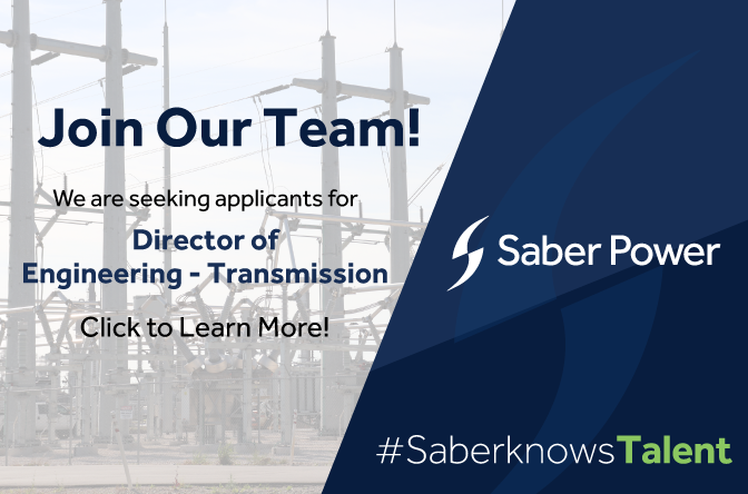 saberpower's tweet photo. We're Hiring! Saber Power is currently seeking applicants for the position of Director of Engineering - Transmission. Join our team! Click for job details:
#TeamSaber #SaberKnowsPower #SaberKnowsTalent #ElectricalEngineering #Transmission #HoustonJobs 
https://t.co/sLKRat0FwE https://t.co/isYA5LnelM