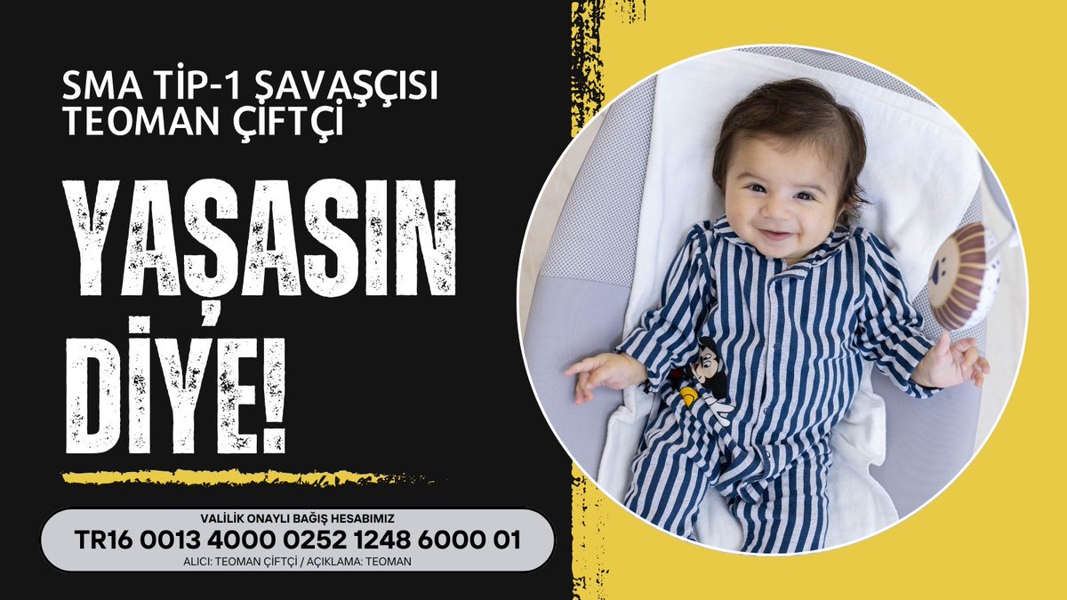 <a href="/erdalerzincan/">Erdal Erzincan</a> Teoman küçük bir Dadaş, lütfen onun mücadelesini görmezden gelmeyin.
#KarTanesiOl