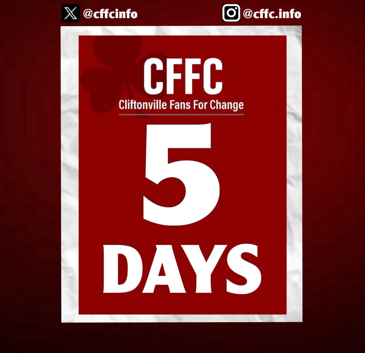 Cliftonville Fans For Change tweet media