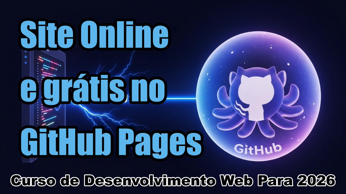 LuisVulcanis's tweet image. Publique seu primeiro site GRÁTIS em minutos! Hospede seu portfólio com GITHUB PAGES e prepare-se para o JAVASCRIPT!

youtu.be/9iZ-xRiF62Q

#GitHub #GitHubPages #DesenvolvimentoWeb #HTML #CSS #JavaScript #Git #VSCcode #CrieSeuSite #WebDeveloper #Programação #CursoGratuito