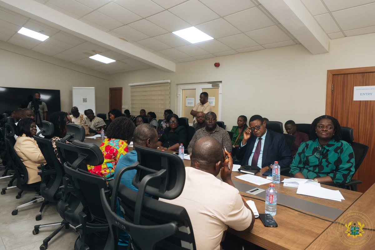 Earlier today, I inaugurated an  Inter-Ministerial Technical Working Committee for the 2026 FIFA World Cup.

With the Black Stars officially qualified, this committee is now tasked with overseeing every aspect of Ghana’s participation, beyond just football performance. From