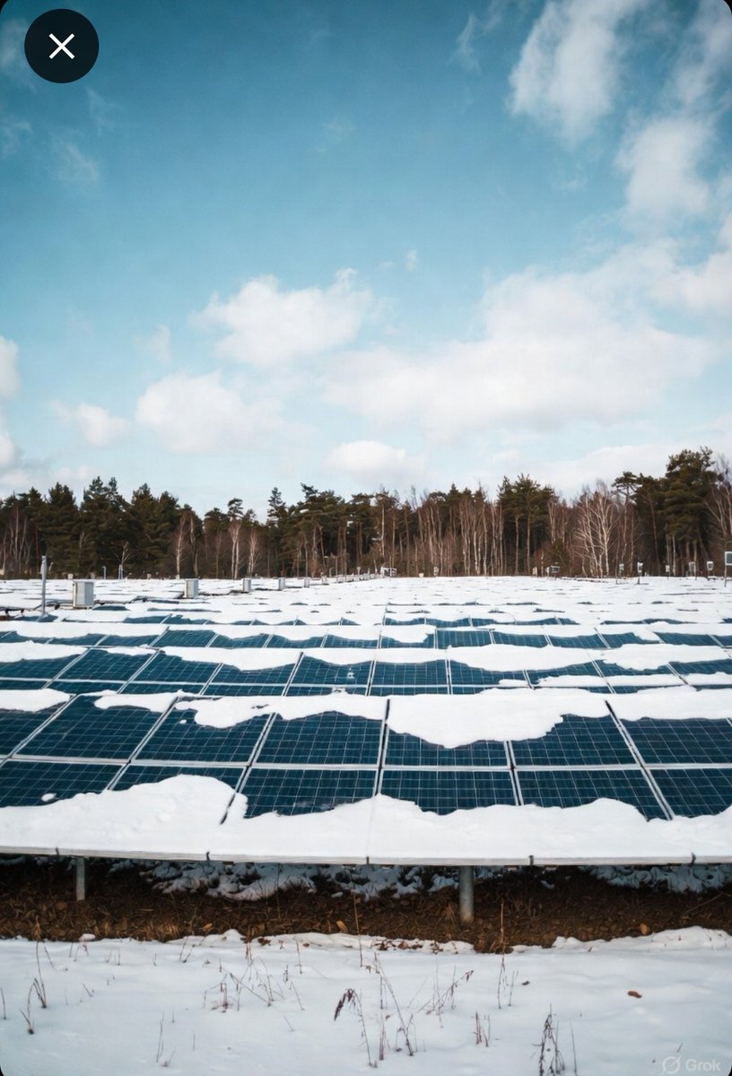 👉 Prepárense para pasar frío y para cortes de electricidad.

🔹Las sostenibles placas solares en invierno y con nieve generan 0 electricidad, igual que en régimen nocturno.

🔹 Las centrales térmicas las han dinamitado, las nucleares las están desmantelando y solo quedan las