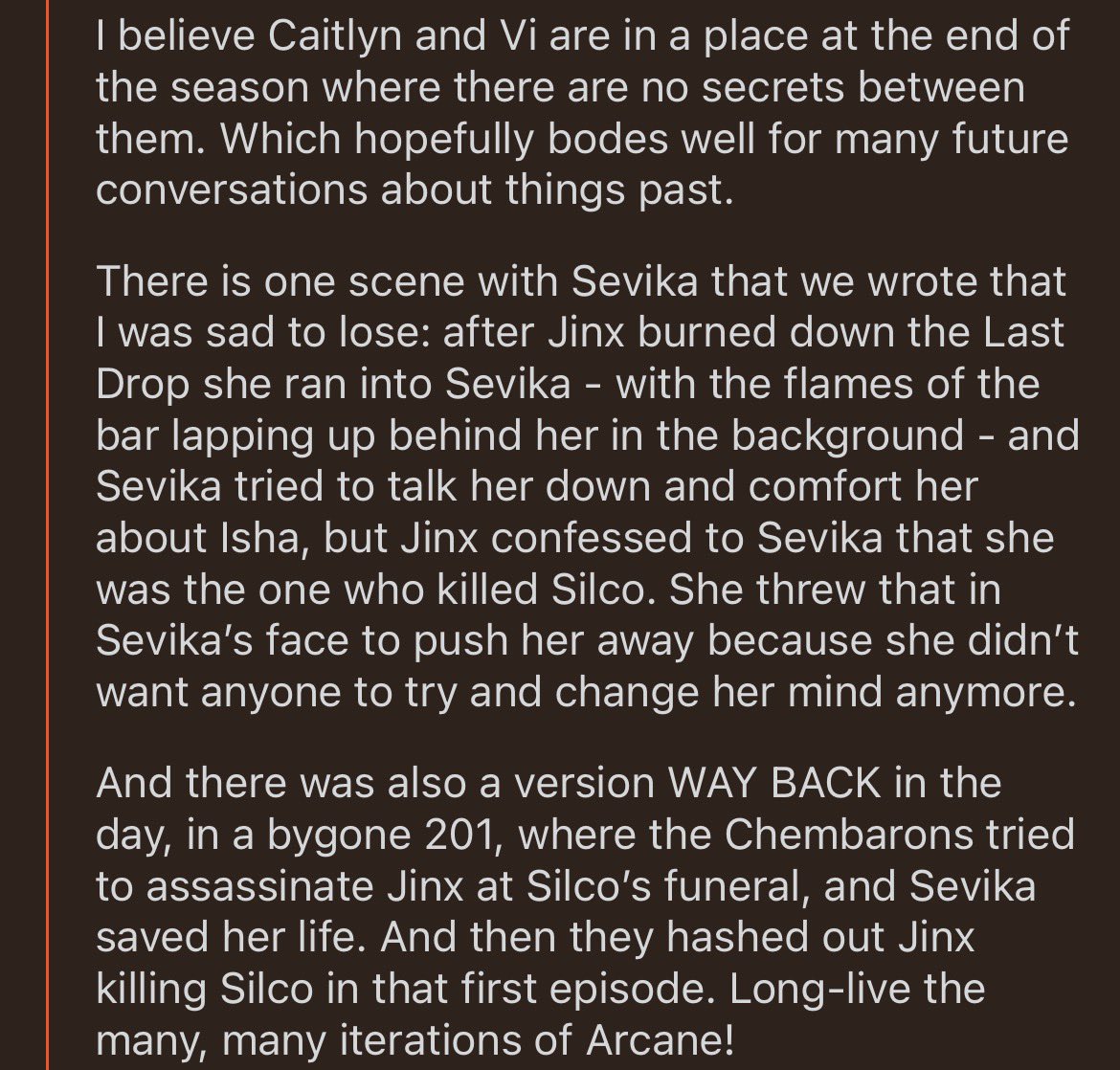 Why the fuck was that cut