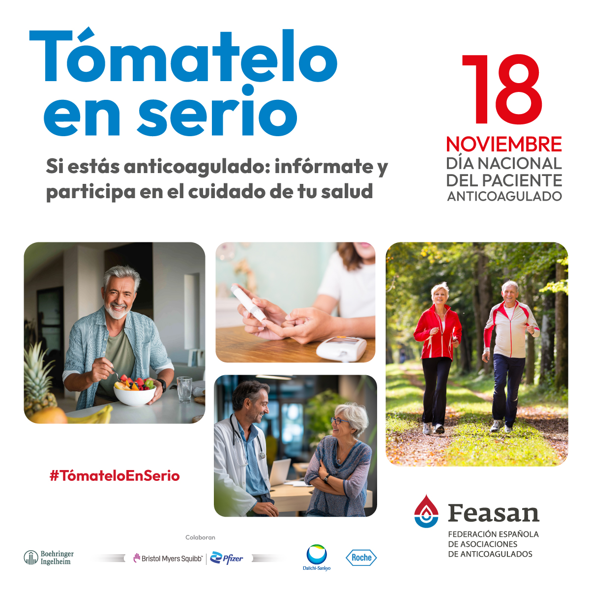 🔴 Última regla del paciente anticoagulado que se lo toma en serio:

🔟 Mantenerse informado sobre su tratamiento.

Un paciente informado es un paciente más seguro.
👋 Tu tratamiento te protege… pero solo si tú también lo haces.
#TómateloEnSerio #Anticoagulación #FEASAN