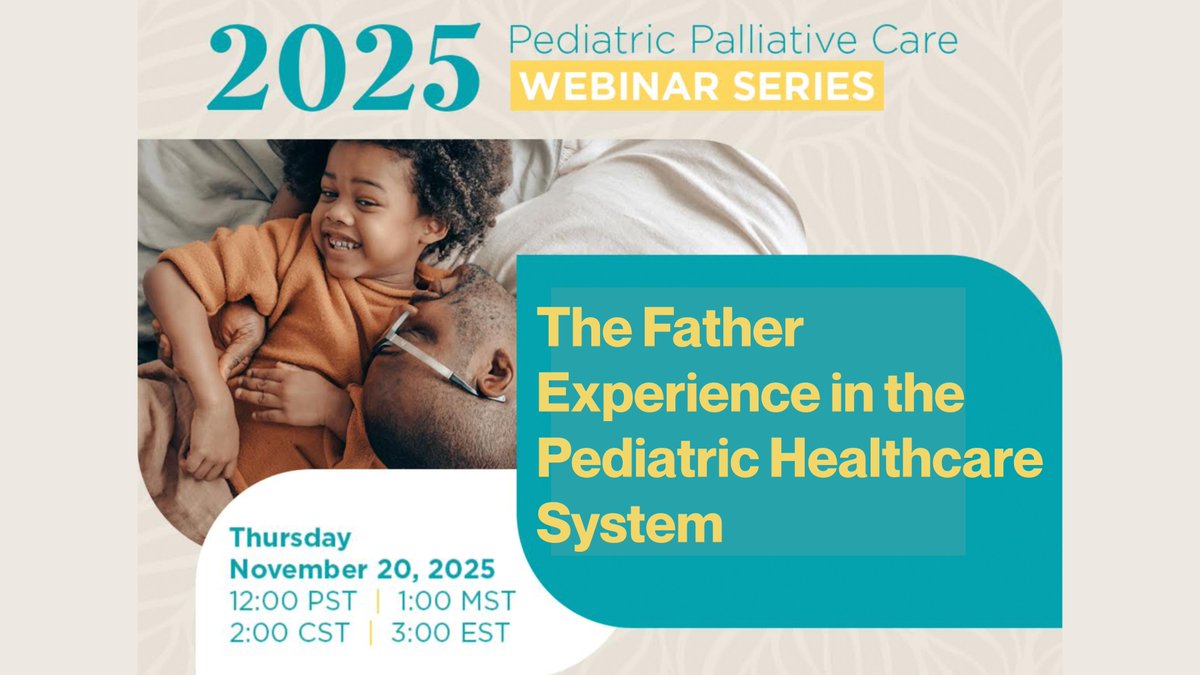PPCC_PA's tweet image. You can still register for the Nov 2025 PPC Webinar - The Father Experience in the Pediatric Healthcare System. TOMORROW.

Dr. Chrissy Salley, from @CourageousCPN will facilitate a panel discussion among a group of fathers. 

mailchi.mp/ppcc-pa/regist…

#pedpc  #pedspc  #hapc  #hpm