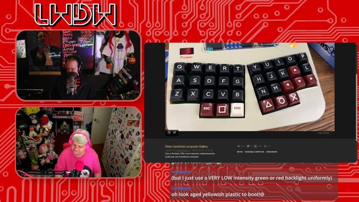 LWDW is live on YouTube!!! 
Come have some fun and get some #Linux #News along the way! 
💖😂🐧🐧🐧

#OpenSource #podcast #technews
#SwitchtoLinux #FOSS
shorturl.at/CbBHP