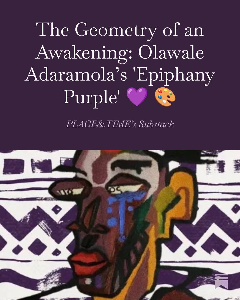 wearew3avr's tweet photo. From the chaos of setup to the calm of creation. @ArtWorldNaija shares the vision, his favorite pieces, and the philosophy behind his powerful debut, Epiphany Purple.

Read the full conversation now on substack (Link in comments) https://t.co/Yxa3z4sFvs
