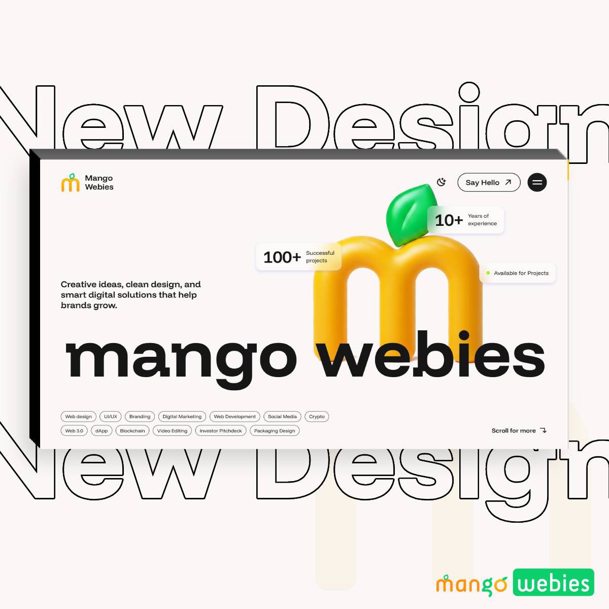 mangorumbles's tweet image. 🚀 New vibe unlocked!

MangoWebies just rolled out a super-sleek website makeover — faster, cleaner, and dripping with modern design energy.

If you love smooth UI/UX with a hint of Web3 spice… this one hits different. 🍋✨

mangowebies.com

#DesignUpgrade #Web3 #UIUX…
