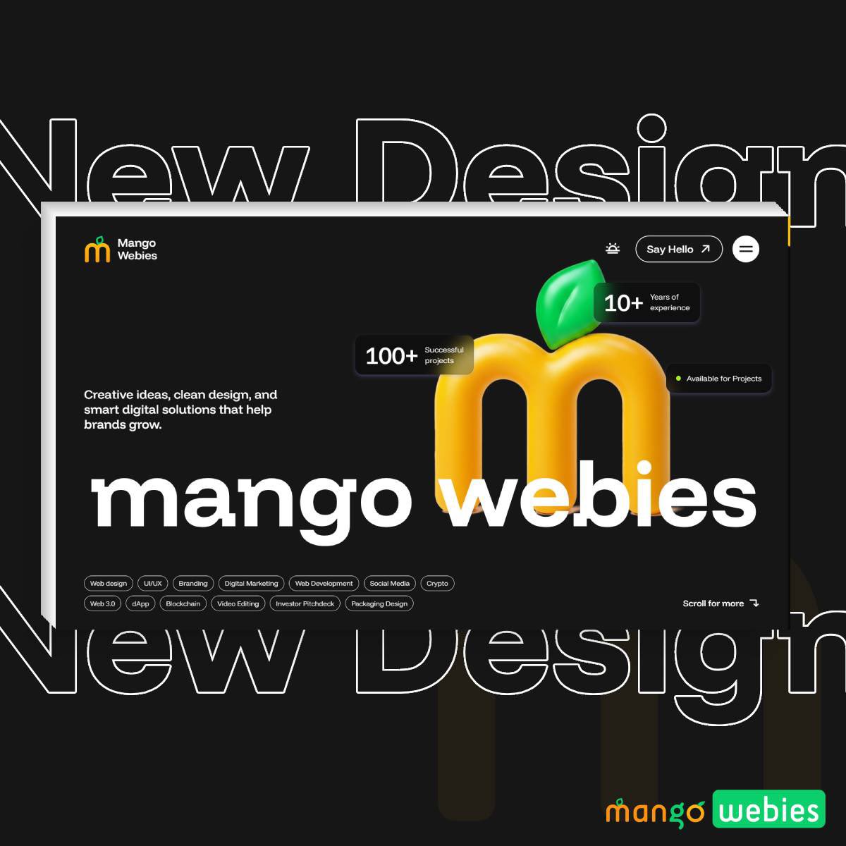mangorumbles's tweet image. 🚀 New vibe unlocked!

MangoWebies just rolled out a super-sleek website makeover — faster, cleaner, and dripping with modern design energy.

If you love smooth UI/UX with a hint of Web3 spice… this one hits different. 🍋✨

mangowebies.com

#DesignUpgrade #Web3 #UIUX…