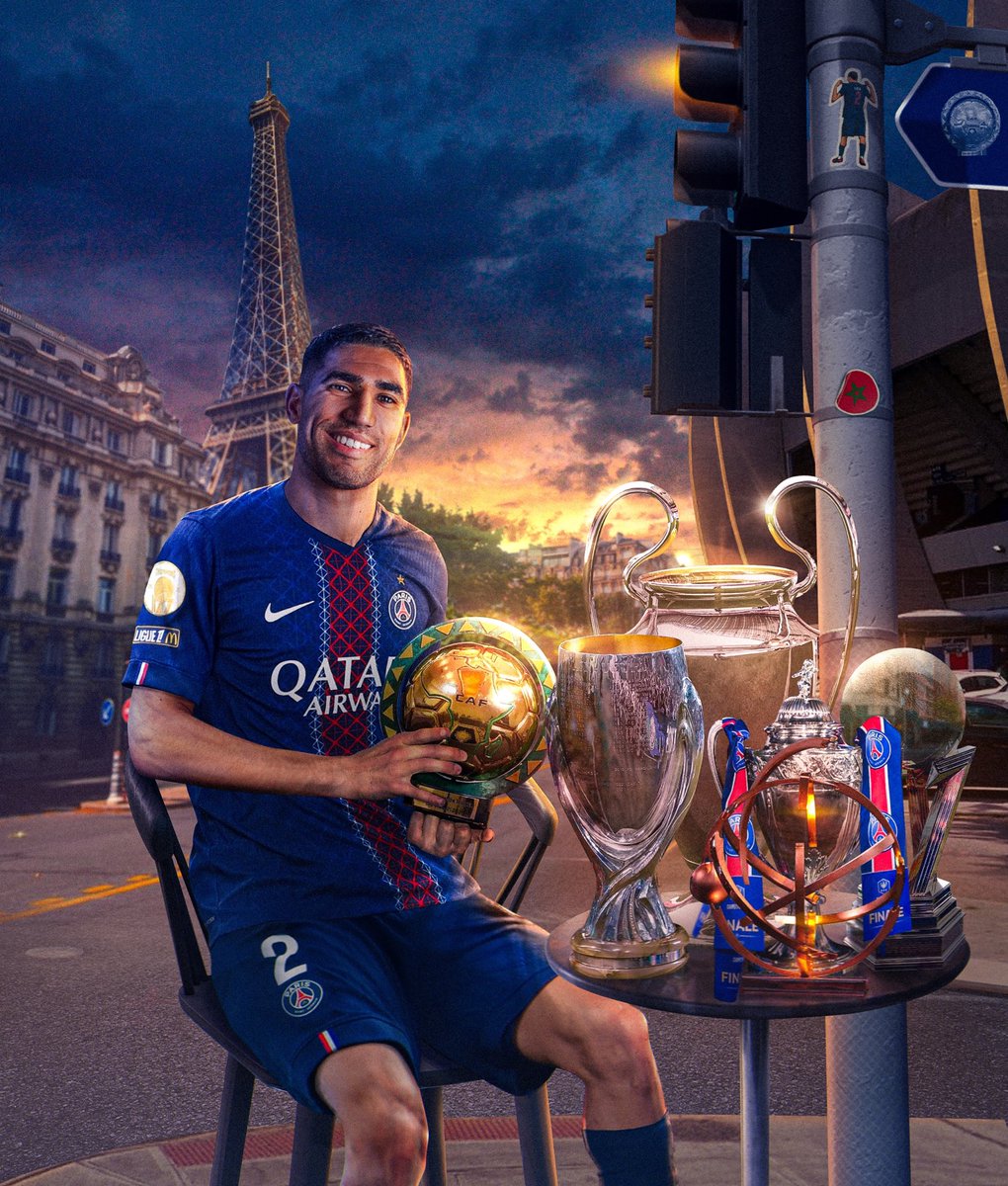 Paris_sginfos's tweet image. 🔴🌟 @AchrafHakimi 🌟🔵