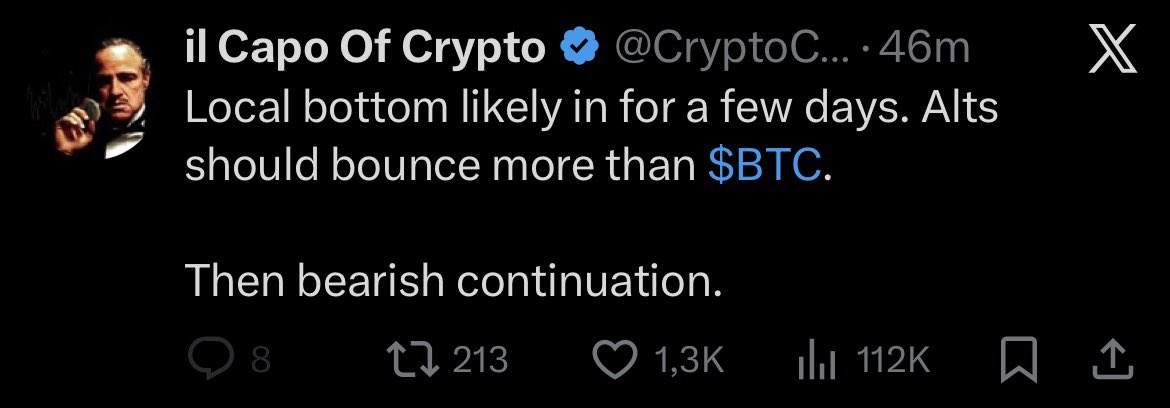 TSWoriginal's tweet photo. Sorry, just short till the closure of that  CME gap 😆 https://t.co/4maQKkZqvi