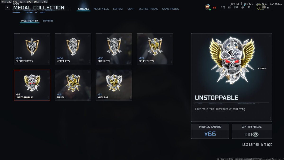 SweatyMop's tweet image. Worlds First Solo Person Account Master Prestige on Black Ops 7 @CallofDuty @Treyarch