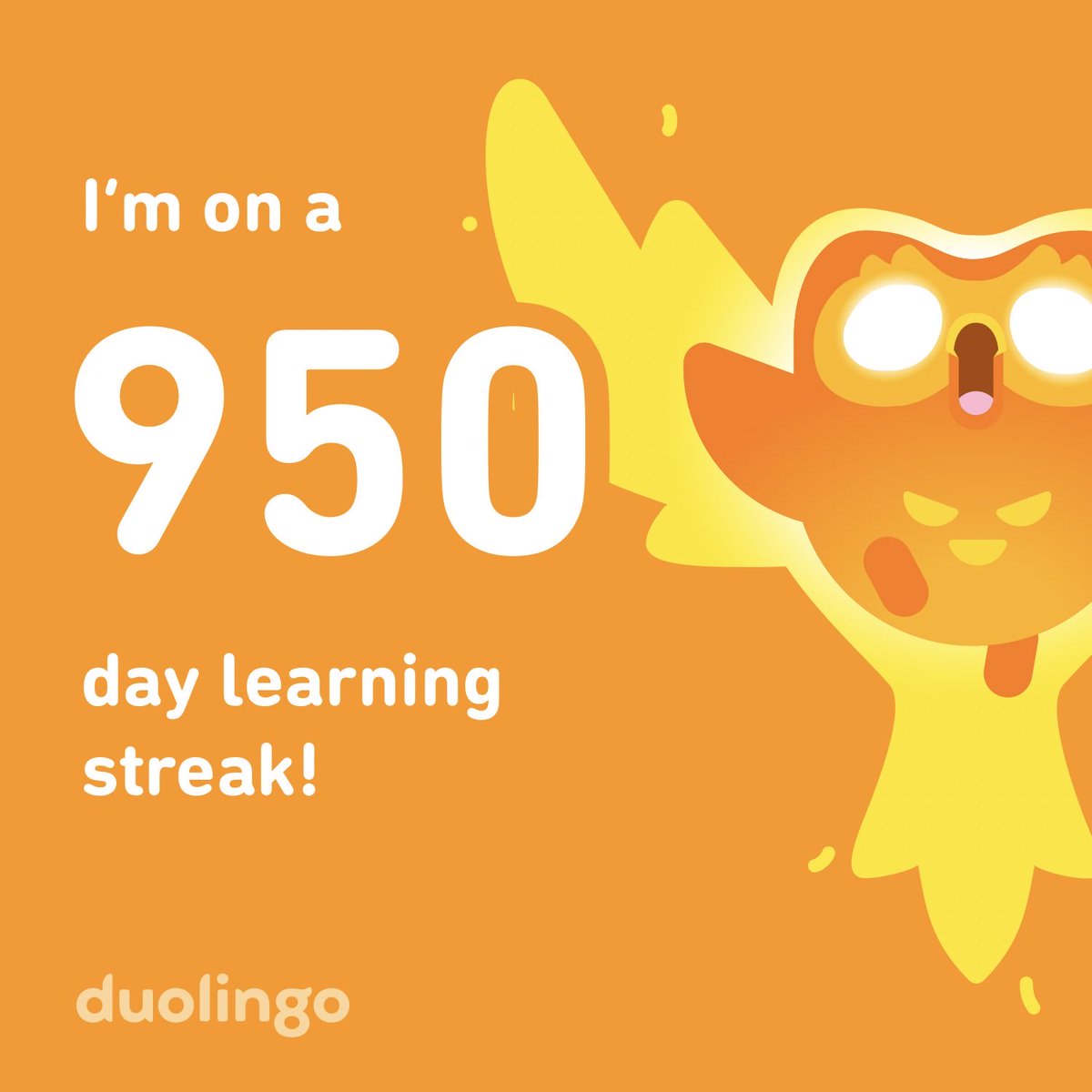 pageman's tweet image. 950-day learning streak on @Duolingo ! #AprenderEspañol 🇪🇸 #langtwt #languagelearning 🗣️