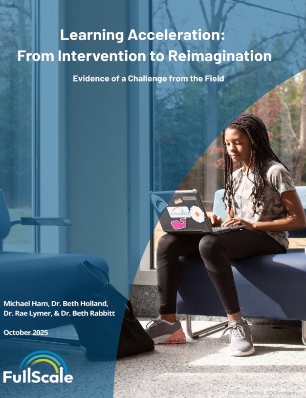 FutureReady's tweet image. Learning acceleration looks different at every level, but every level matters. 

FullScale’s quick-start guides give leaders clear steps to embed learning acceleration into everyday instruction.

Explore the full resource suite → bit.ly/4ici5I3