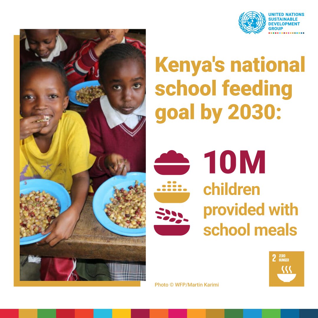 UN_SDG's tweet image. A school meal in #Kenya is sparking BIG changes: keeping kids in school, supporting farmers and driving inclusive growth. ✨

@SWJacksonUN shares how @UnKenya and the @JointSDGFund are turning these meals into momentum #ForPeopleForPlanet.

➡️bit.ly/4oVI358
